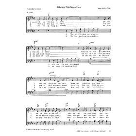 Produktbild des Artikels Gib uns Frieden, o Herr (Noten - Download)