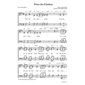 Produktbild des Artikels Prinz des Friedens (Noten - Download)