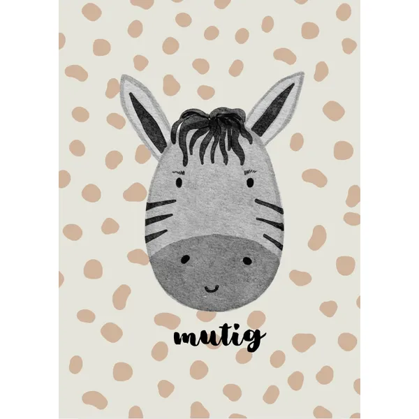 Produktbild des Artikels Poster A4 "mutig" ()