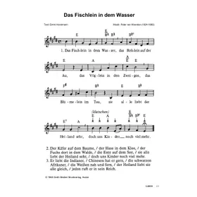 Produktbild des Artikels Das Fischlein in dem Wasser (Noten - Download)