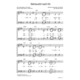 Produktbild des Artikels Sehnsucht nach Dir (Noten - Download)