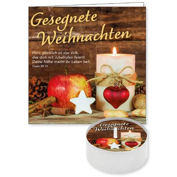 Produktbild des Artikels Lichtgruß "Gesegnete Weihnachten" ()