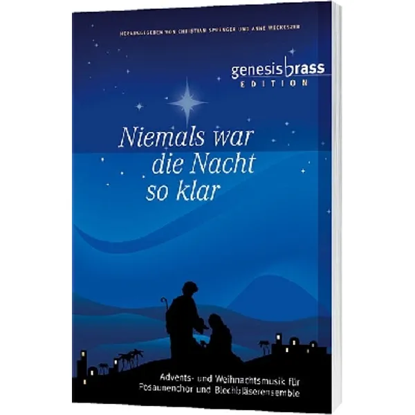 Produktbild des Artikels Niemals war die Nacht so klar - Bläserheft (Liederbuch - Geheftet)