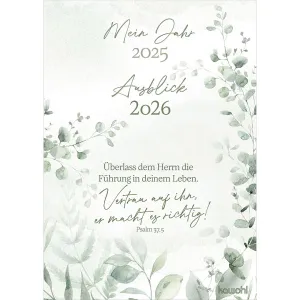Produktbild des Artikels Postkarten: Mein Jahr 2025 - Ausblick 2026, 4 Stk (Schreibwaren)