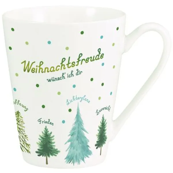 Produktbild des Artikels Grafiktasse "Weihnachtsfreude wünsch' ich dir" ()