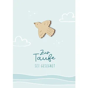 Produktbild des Artikels Faltkarte - Zur Taufe "sei gesegnet" (Schreibwaren)