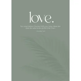 Produktbild des Artikels Postkarten: love. 4 Stück (Schreibwaren)