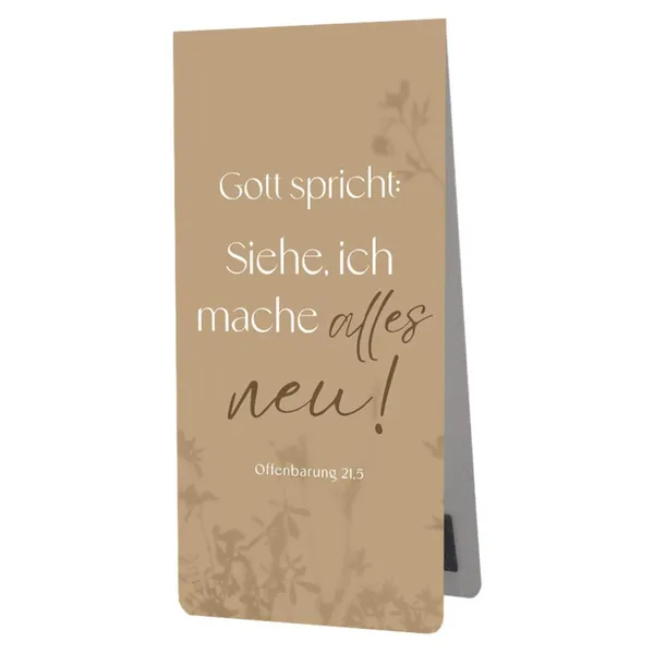 Produktbild des Artikels Jahreslosung 2026 - Magnetlesezeichen "Schattenspiel" (Schreibwaren)