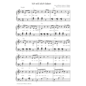 Produktbild des Artikels Ich will dich loben (Noten - Download)