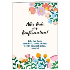 Produktbild des Artikels Faltkarte: Alles Gute zur Konfirmation (Schreibwaren)