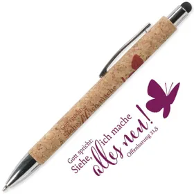 Produktbild des Artikels Jahreslosung 2026 - Kugelschreiber Kork (Schreibwaren)