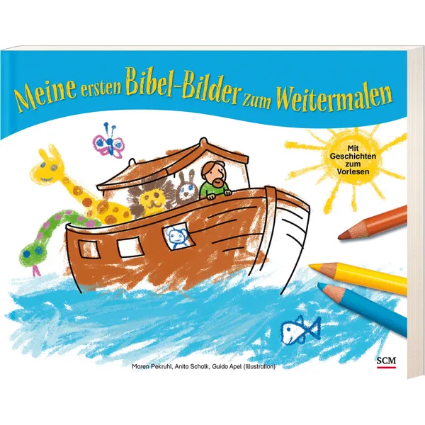 Produktbild des Artikels Meine ersten Bibel-Bilder zum Weitermalen (Buch - Broschiert)