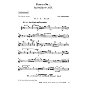 Produktbild des Artikels Preis und Anbetung sei Dir (Bachtrompete) (Noten - Download)