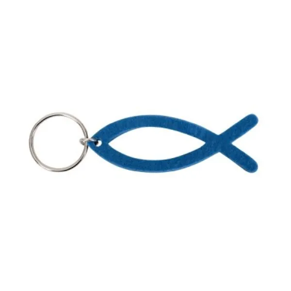 Produktbild des Artikels Schlüsselanhänger "Fisch Filz" blau ()