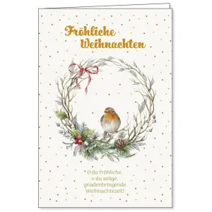 Produktbild des Artikels Faltkarte: Fröhliche Weihnachten (Schreibwaren)