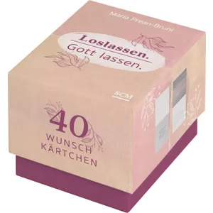 Produktbild des Artikels Loslassen. Gott lassen. 40 Wunschkärtchen (Schreibwaren)