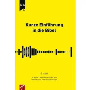Produktbild des Artikels Kurze Einführung in die Bibel (Buch - Hardcover)