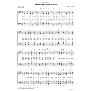 Produktbild des Artikels Das Leben fordert mich (Noten - Download)