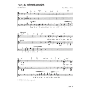 Produktbild des Artikels Herr, du erforschest mich (Noten - Download)
