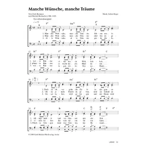 Produktbild des Artikels Manche Wünsche, manche Träume (Noten - Download)
