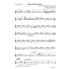 Produktbild des Artikels Singt Dankeslieder (Trompete 2) (Noten - Download)