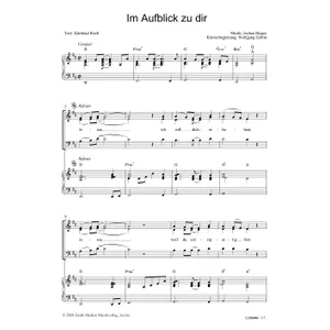 Produktbild des Artikels Im Aufblick zu dir (Noten - Download)