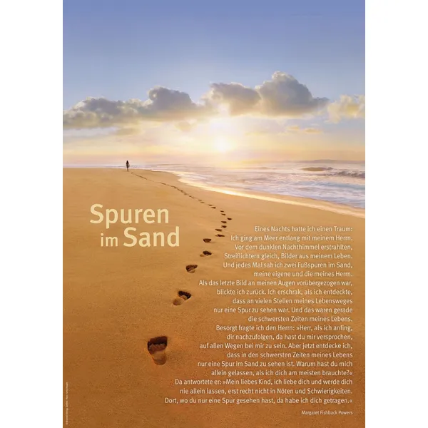 Produktbild des Artikels Spuren im Sand - Poster A3 ()