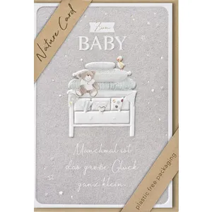 Produktbild des Artikels Faltkarte "Zum Baby" (Schreibwaren)