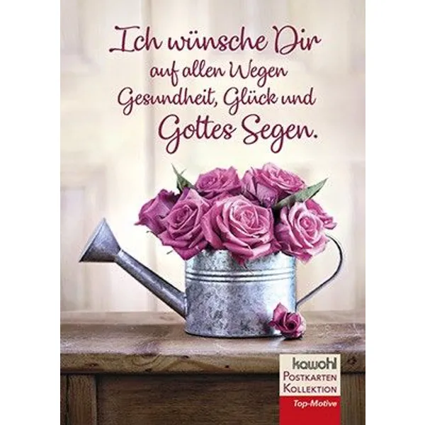 Produktbild des Artikels Postkartenbuch: Ich wünsche Dir auf allen Wegen (Schreibwaren - Kartoniert)