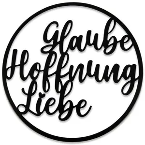 Produktbild des Artikels Wandbild "Glaube Hoffnung Liebe" ()