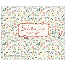 Produktbild des Artikels Mikrofasertuch "Schön, dass es dich gibt!" ()