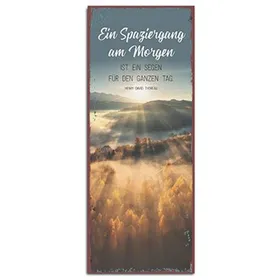 Produktbild des Artikels Metallschild lang - Spaziergang ()