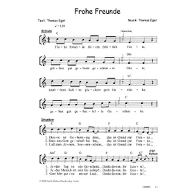Produktbild des Artikels Frohe Freunde (Noten - Download)