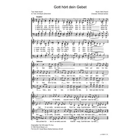 Produktbild des Artikels Gott hört dein Gebet (Noten - Download)