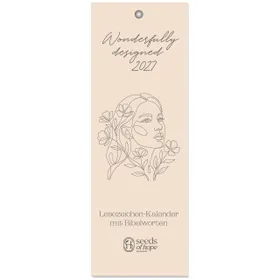 Produktbild des Artikels Wonderfully designed 2027 - Lesezeichen-Kalender (Kalender - Spiralbindung)