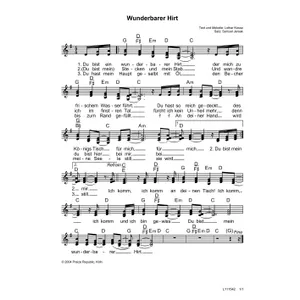 Produktbild des Artikels Wunderbarer Hirt (Noten - Download)