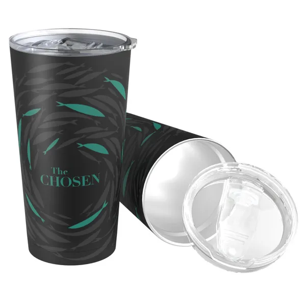 Produktbild des Artikels Coffee-To-Go-Becher "Gegen den Strom" ()