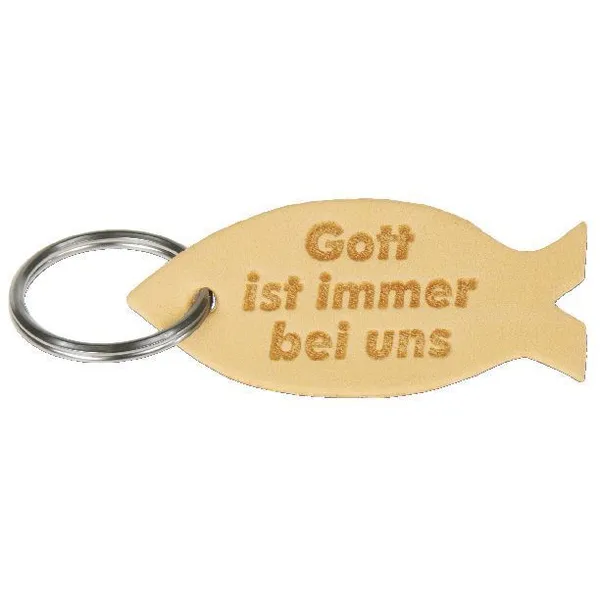 Produktbild des Artikels Schlüsselanhänger "Fisch" - Leder ()