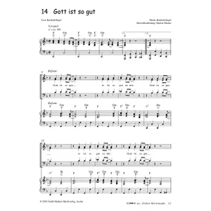 Produktbild des Artikels Gott ist so gut (Noten - Download)