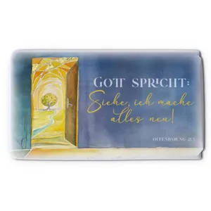 Produktbild des Artikels Jahreslosung 2026 - Schokoladengrüße (40g) "Kunst" (Lebensmittel)