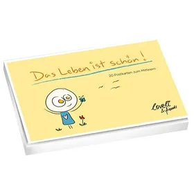 Produktbild des Artikels Das Leben ist schön - Postkartenbuch (Schreibwaren - Kartoniert)