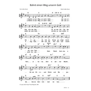 Produktbild des Artikels Bahnt einen Weg unserm Gott (Noten - Download)