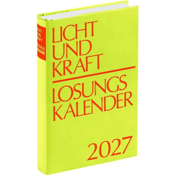 Produktbild des Artikels Licht und Kraft, Buchausgabe 2027 (Kalender - Hardcover)