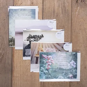 Produktbild des Artikels Doppelkartenset - Trauer 5 Stk. (Schreibwaren)