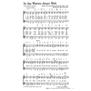 Produktbild des Artikels In das Warten dieser Welt (Noten - Download)