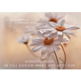 Produktbild des Artikels Faltkarte "Gottes Segen" - Blume (Schreibwaren)
