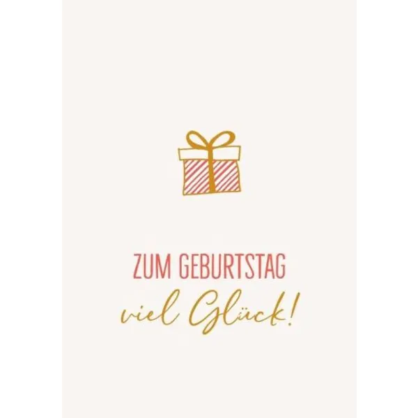 Produktbild des Artikels Postkarte - Zum Geburtstag viel Glück (Schreibwaren)