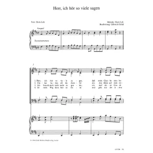 Produktbild des Artikels Herr, ich hör so viele sagen (Noten - Download)