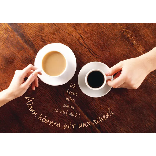 Produktbild des Artikels Postkarte "Ich freue mich schon so auf dich!"... - 5 Stück (Schreibwaren)