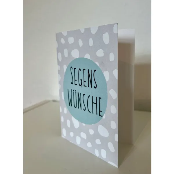 Produktbild des Artikels Faltkarte "Segenswünsche" (Schreibwaren)